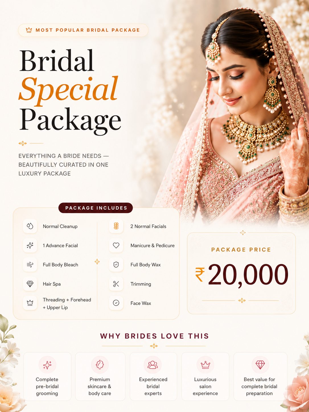 Bridal Special Package - ₹20,000